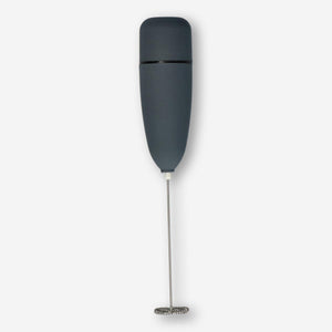 MILK FOAMER W RUBBER COATING GREY