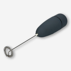 MILK FOAMER W RUBBER COATING GREY