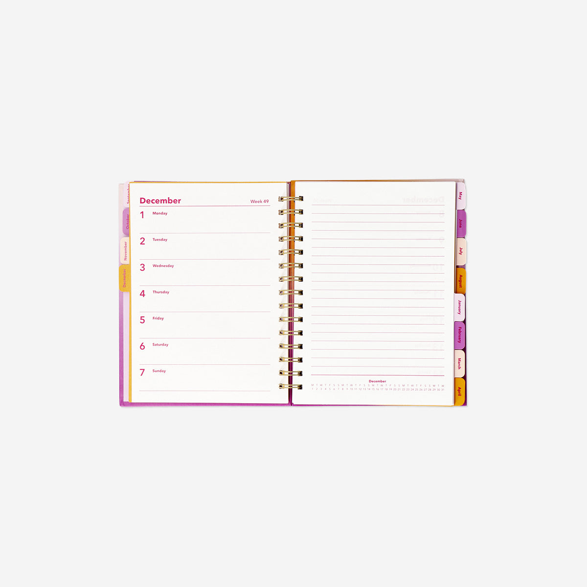 Pembe 2026 Çalışma Planlayıcı Defter