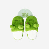 Kurbağa Şeklinde Peluş Terlik 38/39