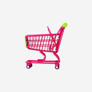 Pembe Yeşil Mini Alışveriş Arabası