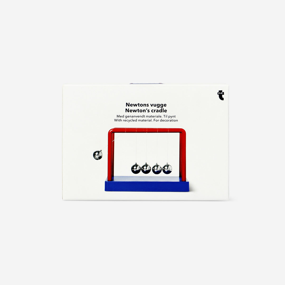 NEWTONS CRADLE BLUE/RED
