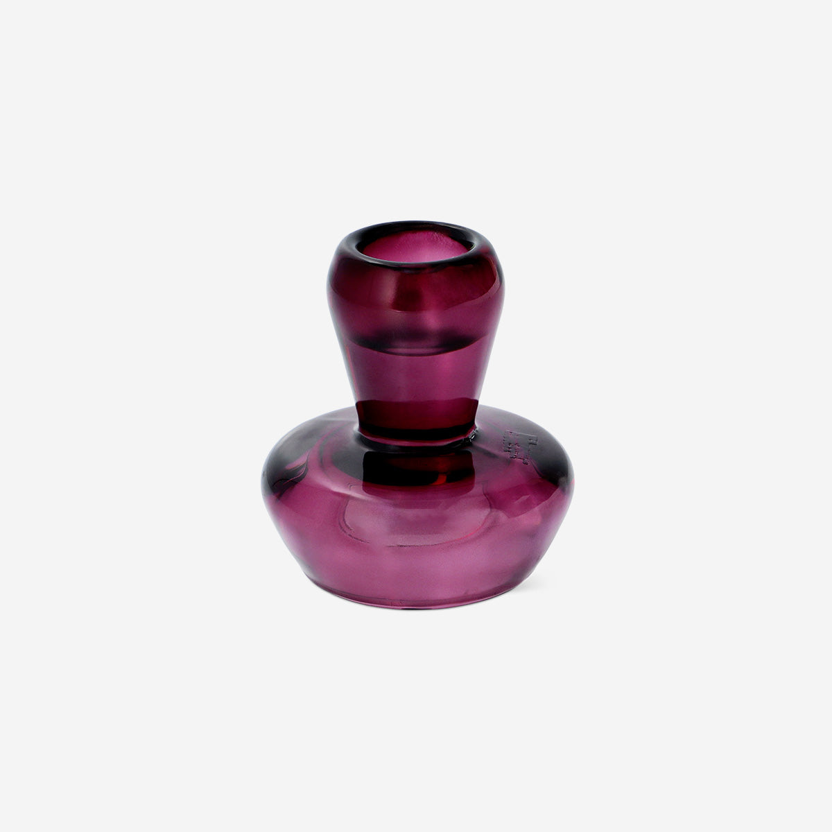 CANDLE HOLDER 2-IN-1 GLASS MUSHROOM