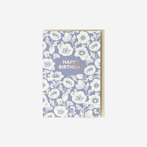 CARD W ENVELOPE FLOWERS DESIGN