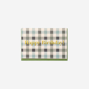 CARD W ENVELOPE CHECKS