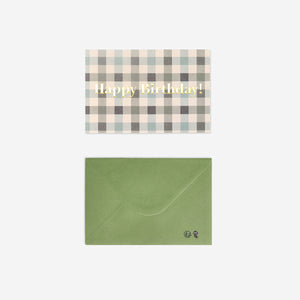 CARD W ENVELOPE CHECKS