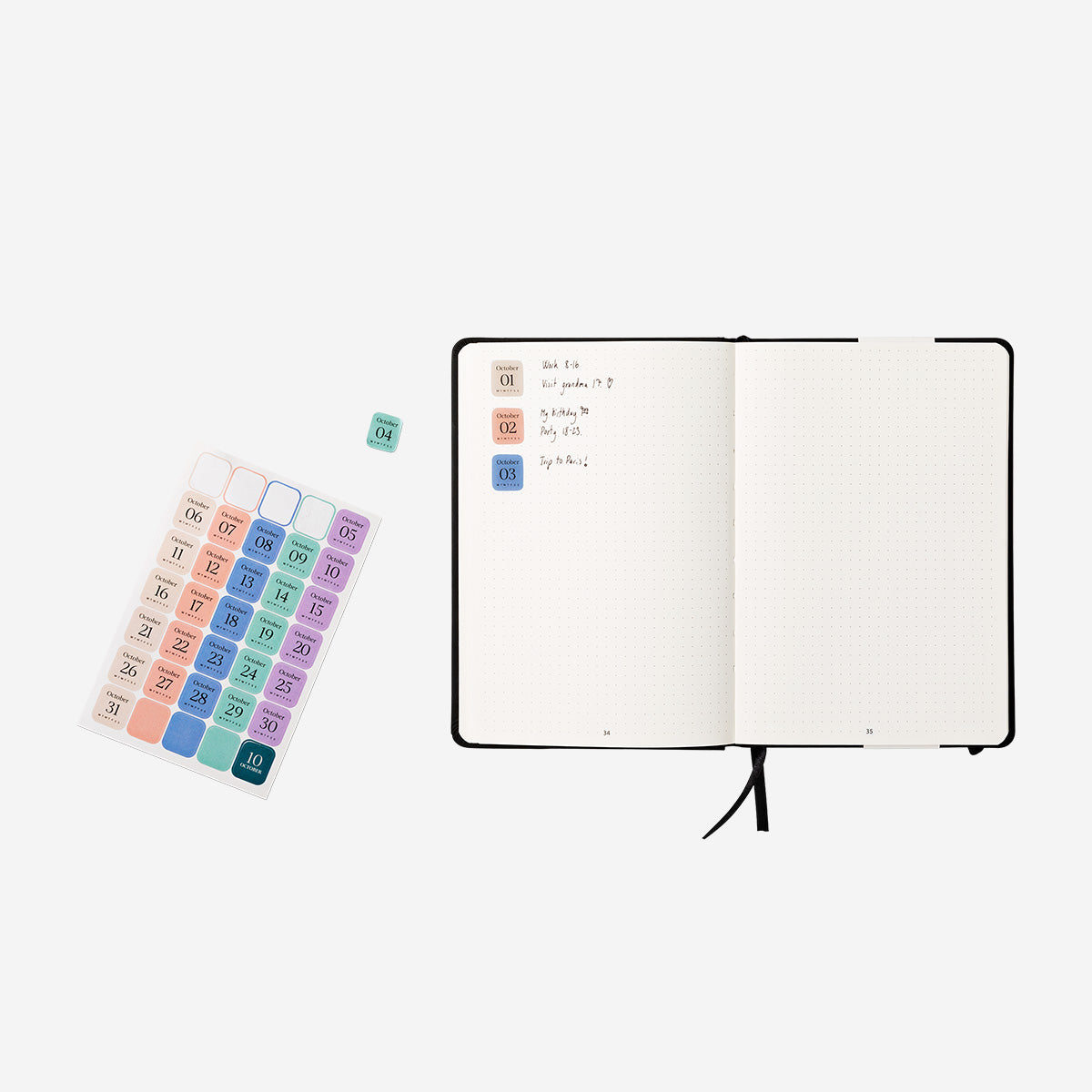 CALENDAR 2026 STICKERS 365 DAYS