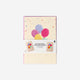 CARD W ENVELOPE BALLOONS SET OF 5