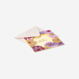 CARD W ENVELOPE FLOWERS EDGE