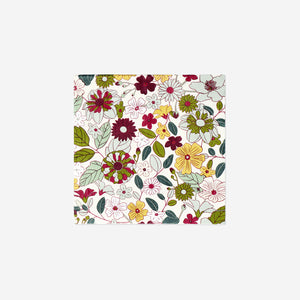NAPKIN FALL FLOWERS 16,5X16,5CM 16PCS
