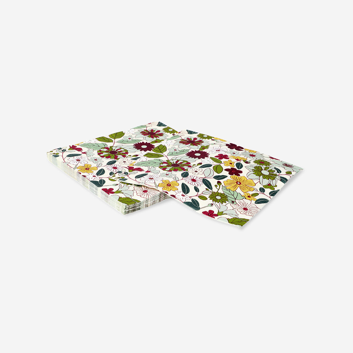 NAPKIN FALL FLOWERS 16,5X16,5CM 16PCS