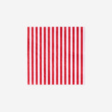 NAPKIN RED STRIPES 16,5X16,5CM 16PCS