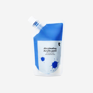 PAINT POUCH ACRYLIC ULTRA MARINE BLUE 80 ML