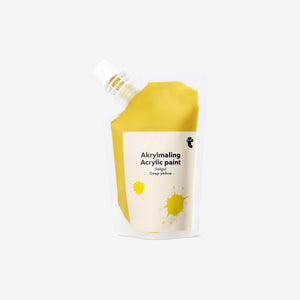 PAINT POUCH ACRYLIC DEEP YELLOW 80 ML