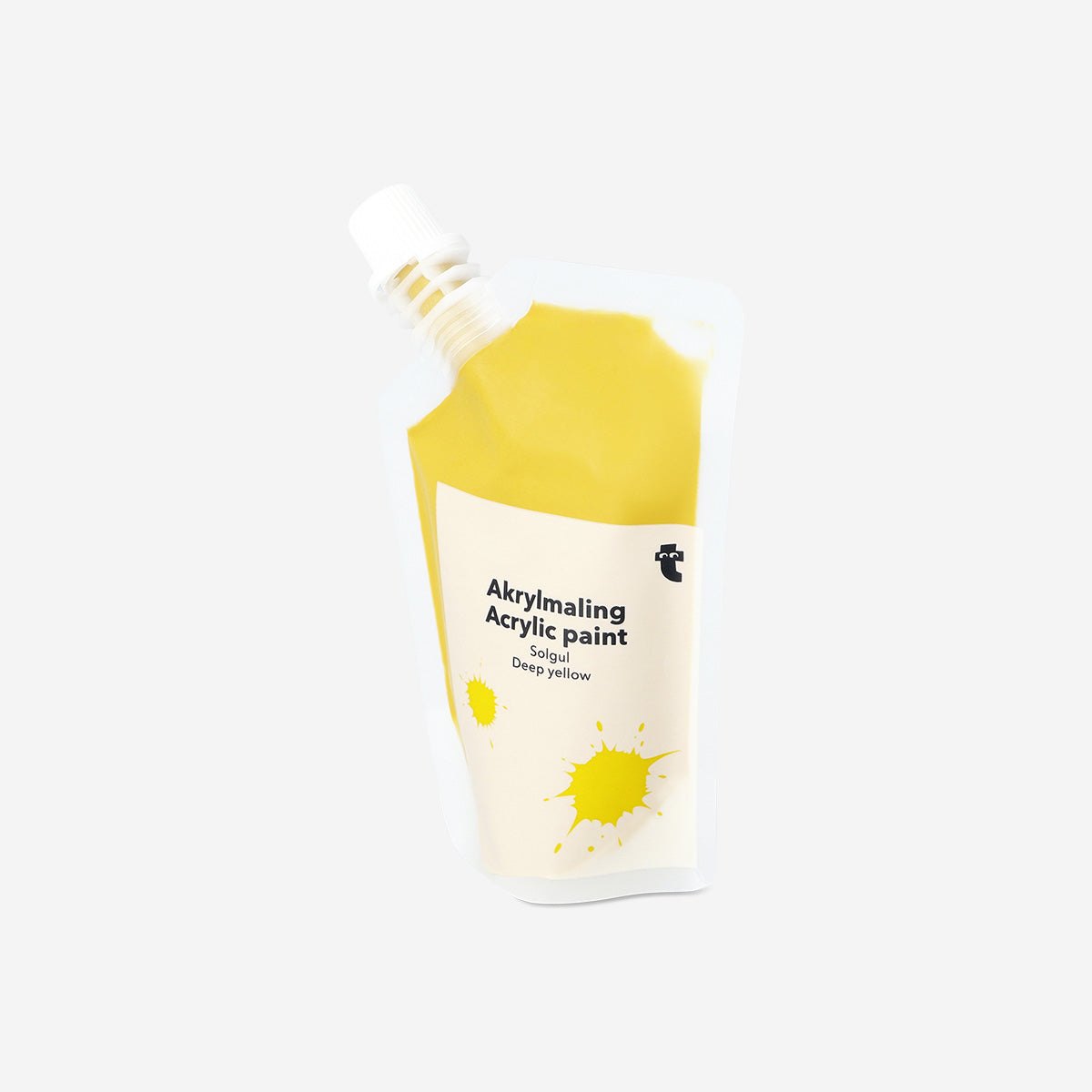 PAINT POUCH ACRYLIC DEEP YELLOW 80 ML