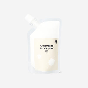 PAINT POUCH ACRYLIC WHITE 80 ML