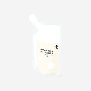 PAINT POUCH ACRYLIC WHITE 80 ML