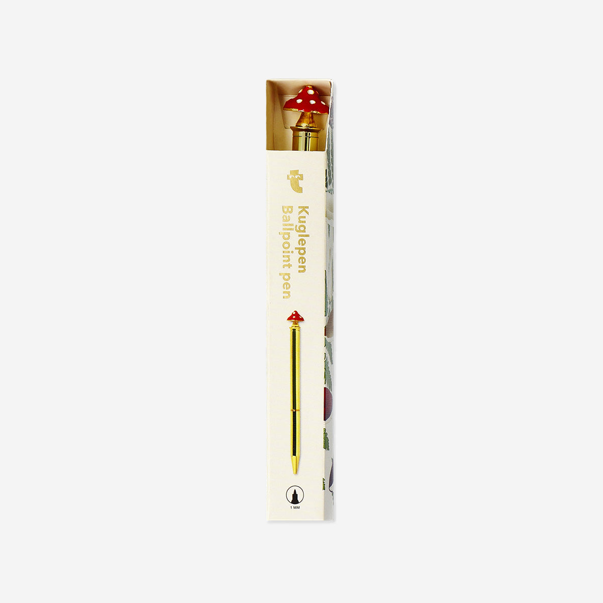 PEN METAL BALLPOINT MUSHROOM