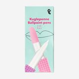 PENS BALLPOINT LIPSTICK 2 PCS