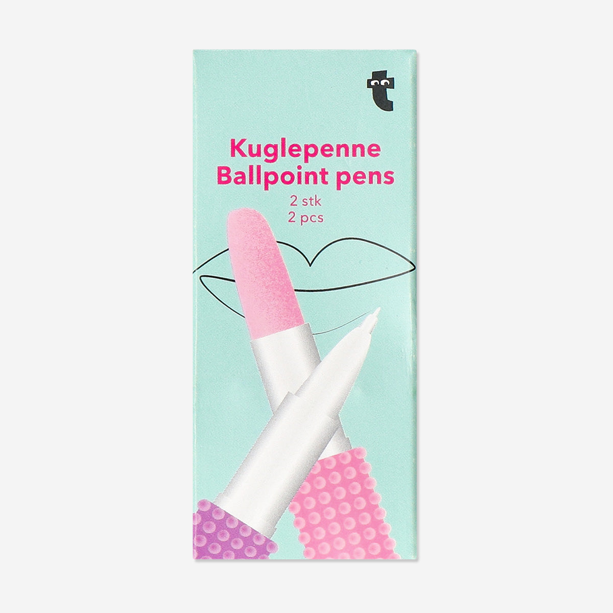 PENS BALLPOINT LIPSTICK 2 PCS