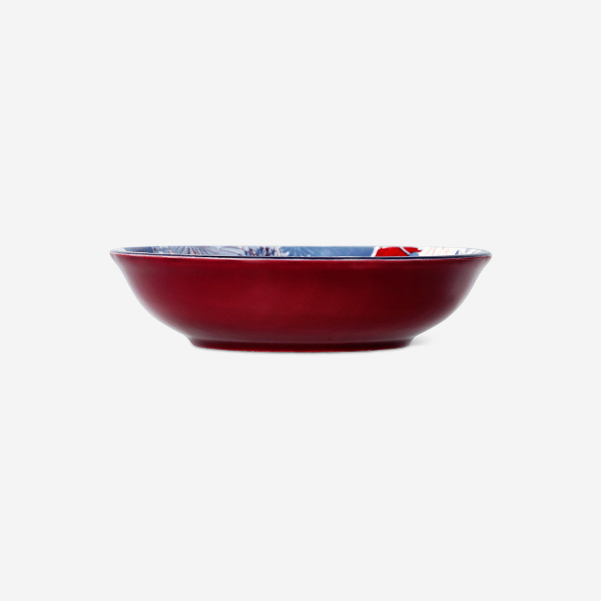BOWL LOW FLOWER PRINT D 14 X H 3.4 CM