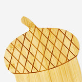CUTTING BOARD BAMBOO ACORN SHAPE