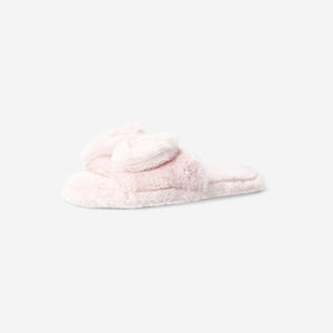 Pembe Fiyonk Detaylı Peluş Terlik 38/39