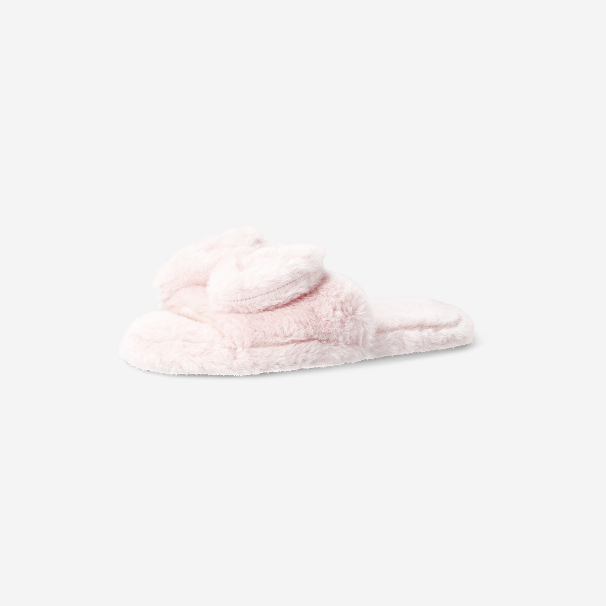 Pembe Fiyonk Detaylı Peluş Terlik 40/41