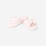 Pembe Fiyonk Detaylı Peluş Terlik 40/41