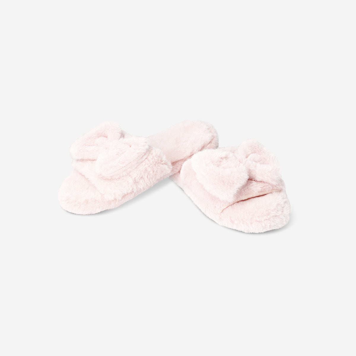Pembe Fiyonk Detaylı Peluş Terlik 40/41