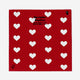 NAPKIN LOVE HEARTS 16,5X16,5CM 16PCS