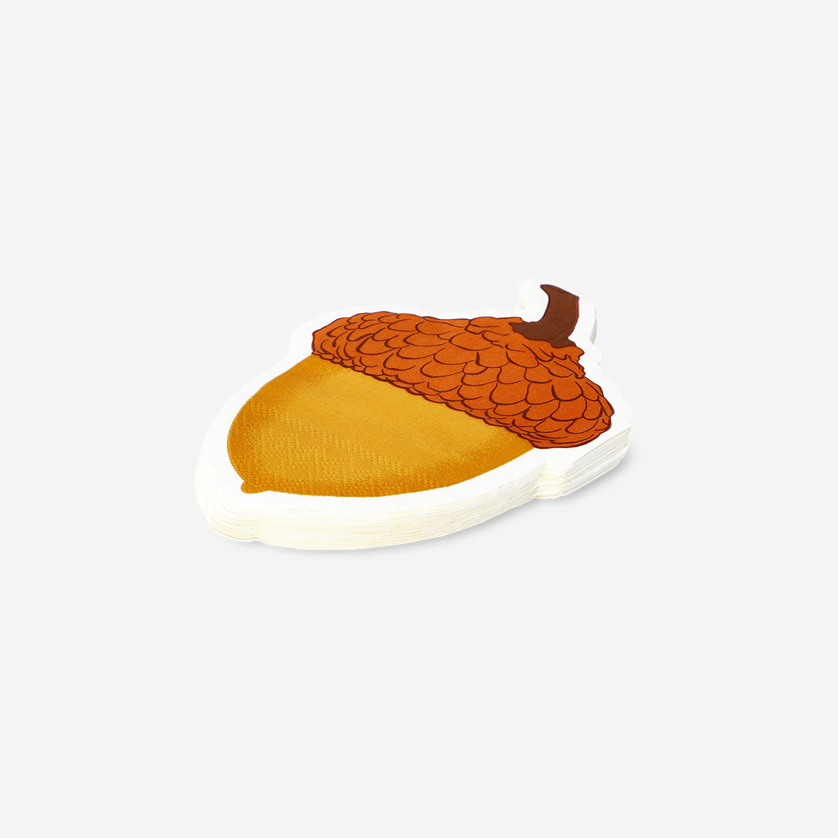 NAPKINS SHAPED AS ACORN 16,1x10,9CM 16PCS