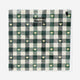 NAPKIN GREEN CHECK HEARTS 16,5X16,5CM 16PCS