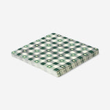 NAPKIN GREEN CHECK HEARTS 16,5X16,5CM 16PCS