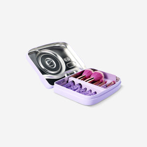 MAKE-UP BRUSH KIT IN SHAPED CAMERA TINBOX 6PCS SET
