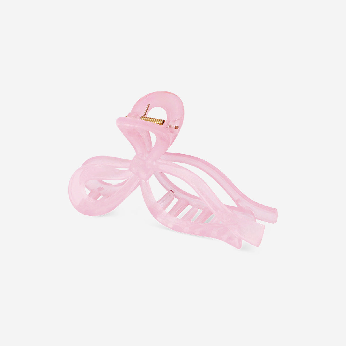 Pembe Fiyonk Şeklinde Kıskaçlı Toka