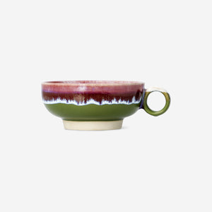 Pembe Yeşil Seramik Kupa 200 ml
