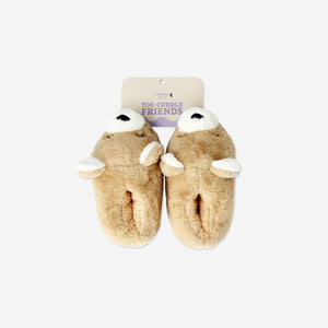 Kahverengi Ayıcık Şeklinde Peluş Terlik 38/39