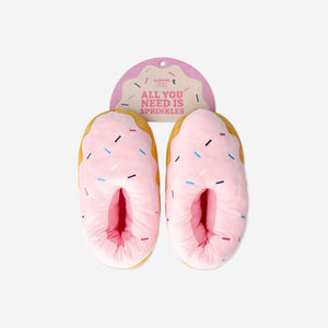 Pembe Şekerleme Detaylı Peluş Terlik 38/39