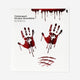 WINDOW VINYL STICKERS BLOOD STAINS 6 PCS
