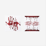 WINDOW VINYL STICKERS BLOOD STAINS 6 PCS