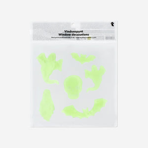 Hayalet ve Yarasa Şeklinde Fosforlu 6'lı Pencere Stickerı