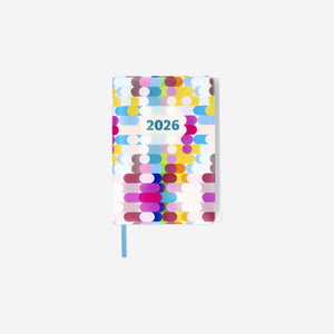 Çok Renkli Kilitli 2026 A5 Günlük Ajanda
