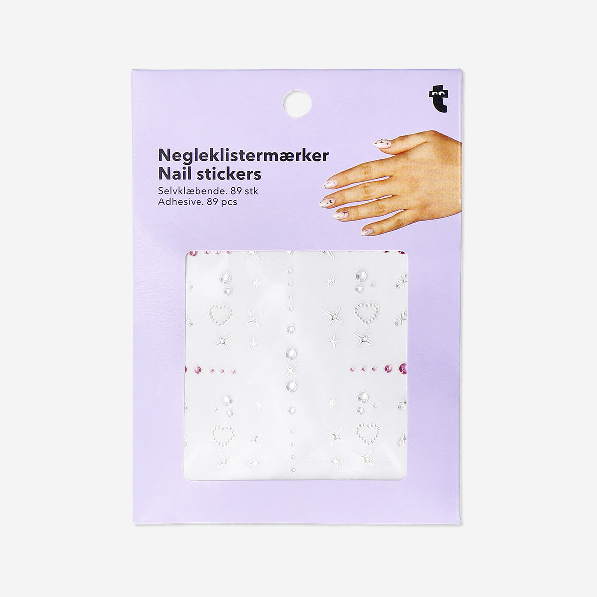 NAIL STONE STICKERS MINI SELF-ADHESIVE W APPLICATOR