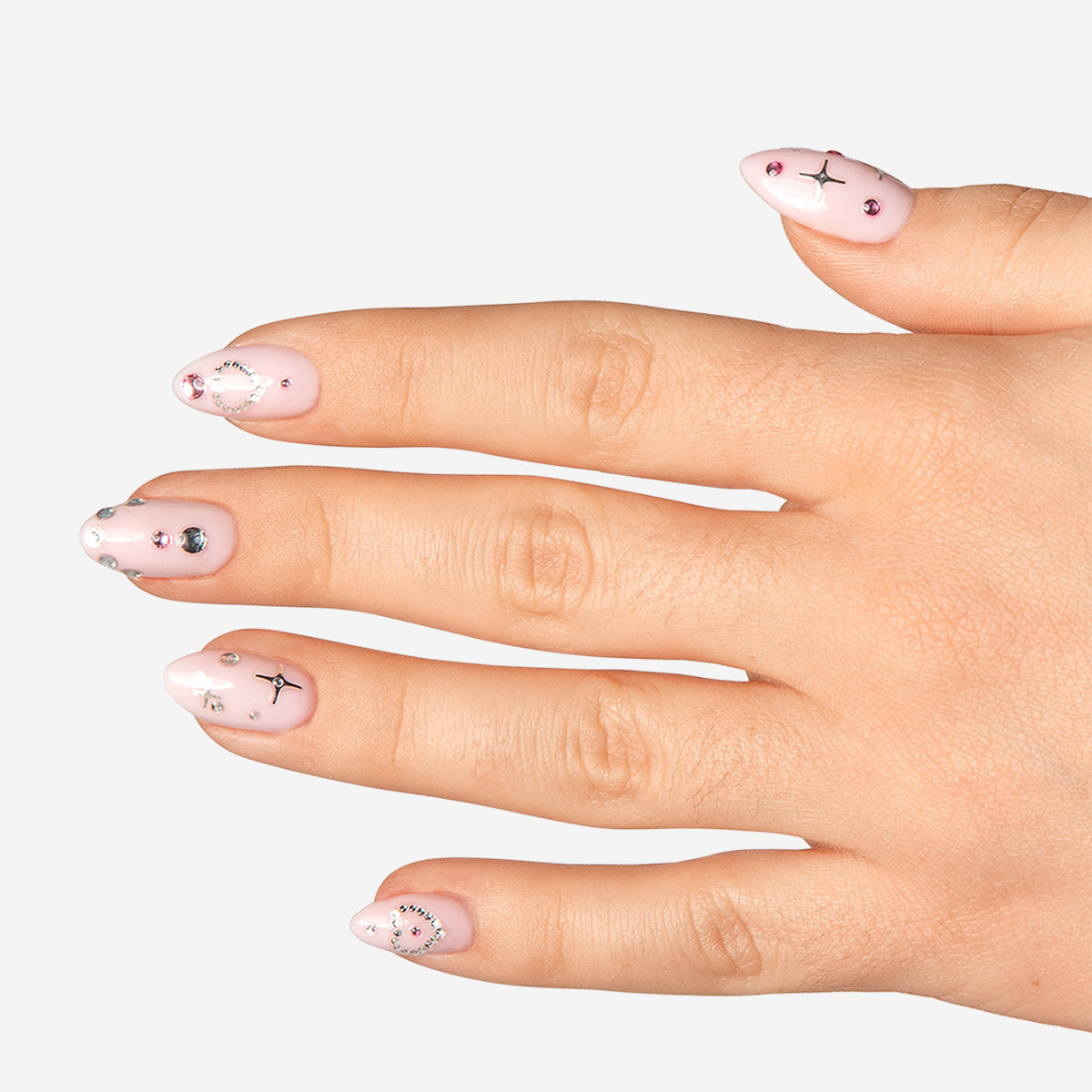 NAIL STONE STICKERS MINI SELF-ADHESIVE W APPLICATOR