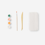 AIR DRY CLAY CANDLE HOLDER SET