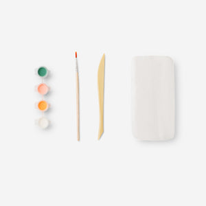 AIR DRY CLAY CANDLE HOLDER SET