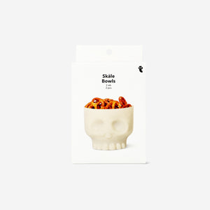 BOWLS PLASTIC SMALL SKULL HEADS 2PCS