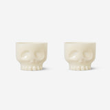 BOWLS PLASTIC SMALL SKULL HEADS 2PCS