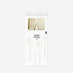 CUTLERY PLASTIC SPOON AND FORK SET 4PCS